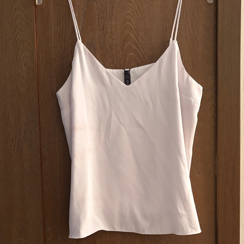 Express Cream Spaghetti Strap V-Neck Cami